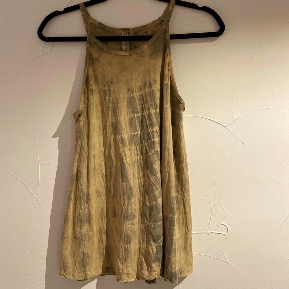 Snake Print Dyed Top